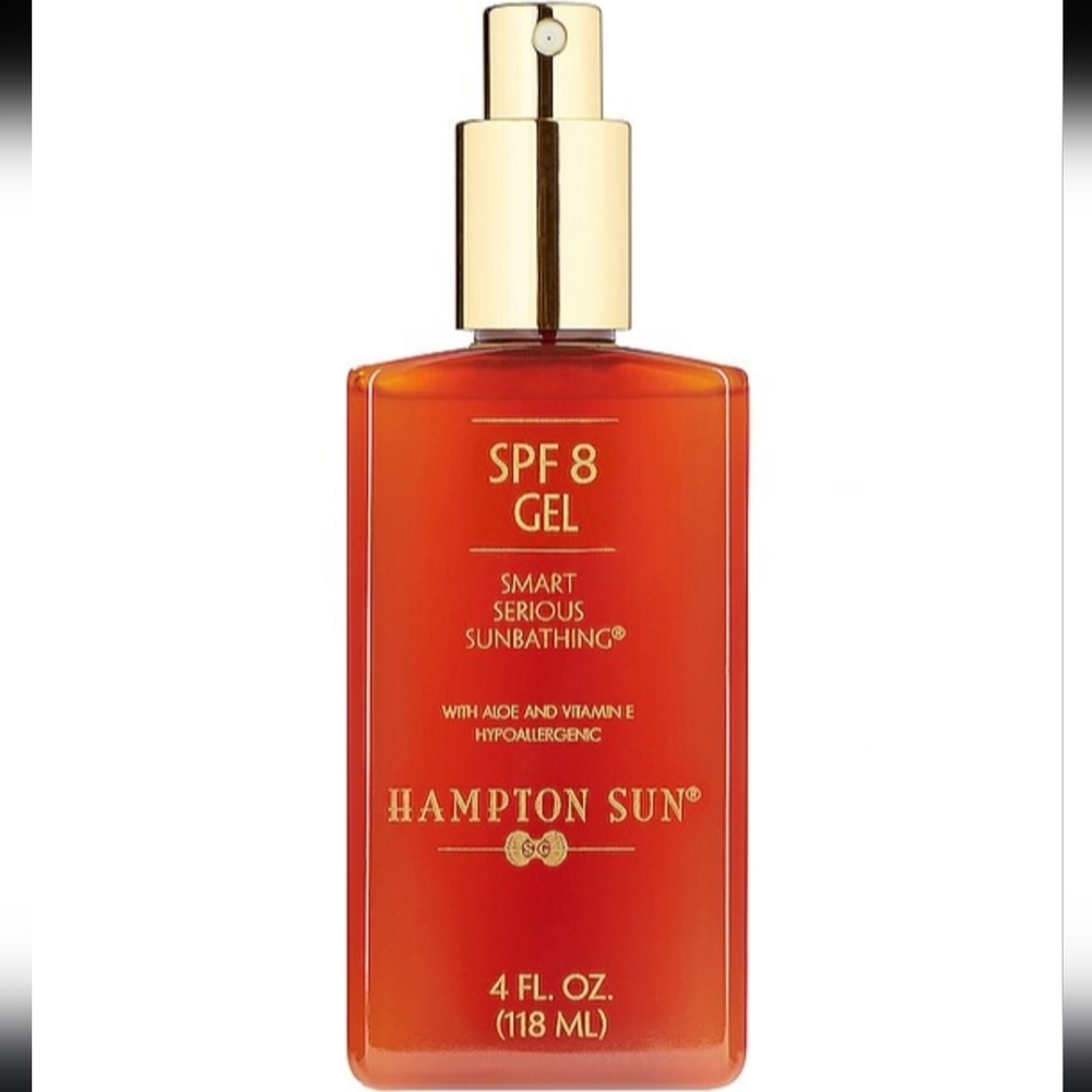 Hampton Sun SPF 8 Sun Tanning Gel New